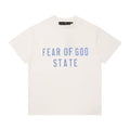 FEAR OF GOD ESSENTIALS American High‑Street Letter Print Loose Short Sleeve T‑Shirt