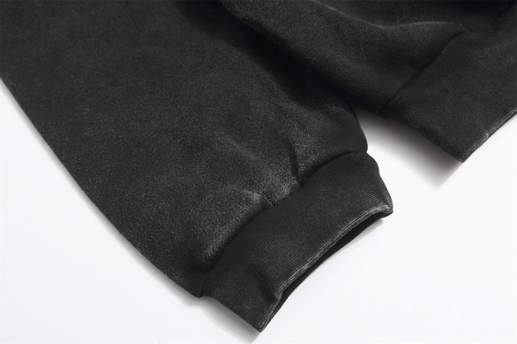 FEAR OF GOD FOG Co‑Branded Prayer Print Washed Fleece‑Lined Men’s Hoodie