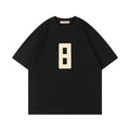 FEAR OF GOD FOG Main Line Season 8 Flocked Number 8 Unisex Loose Tee
