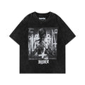 FEAR OF GOD ESSENTIALS Justin Bieber Purpose Tour Vintage Wash Graphic T‑Shirt