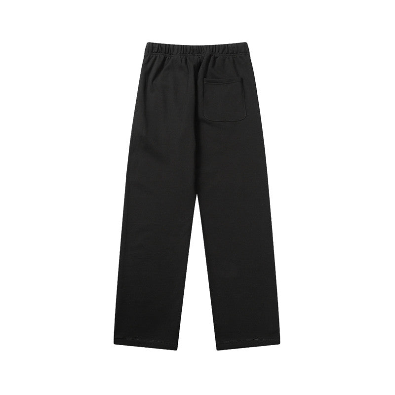 FEAR OF GOD FOG ESSENTIALS Flocked 1977 Straight‑Leg Sweatpants Men