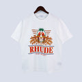 RHUDE New Money Parrot Graphic T-Shirt White